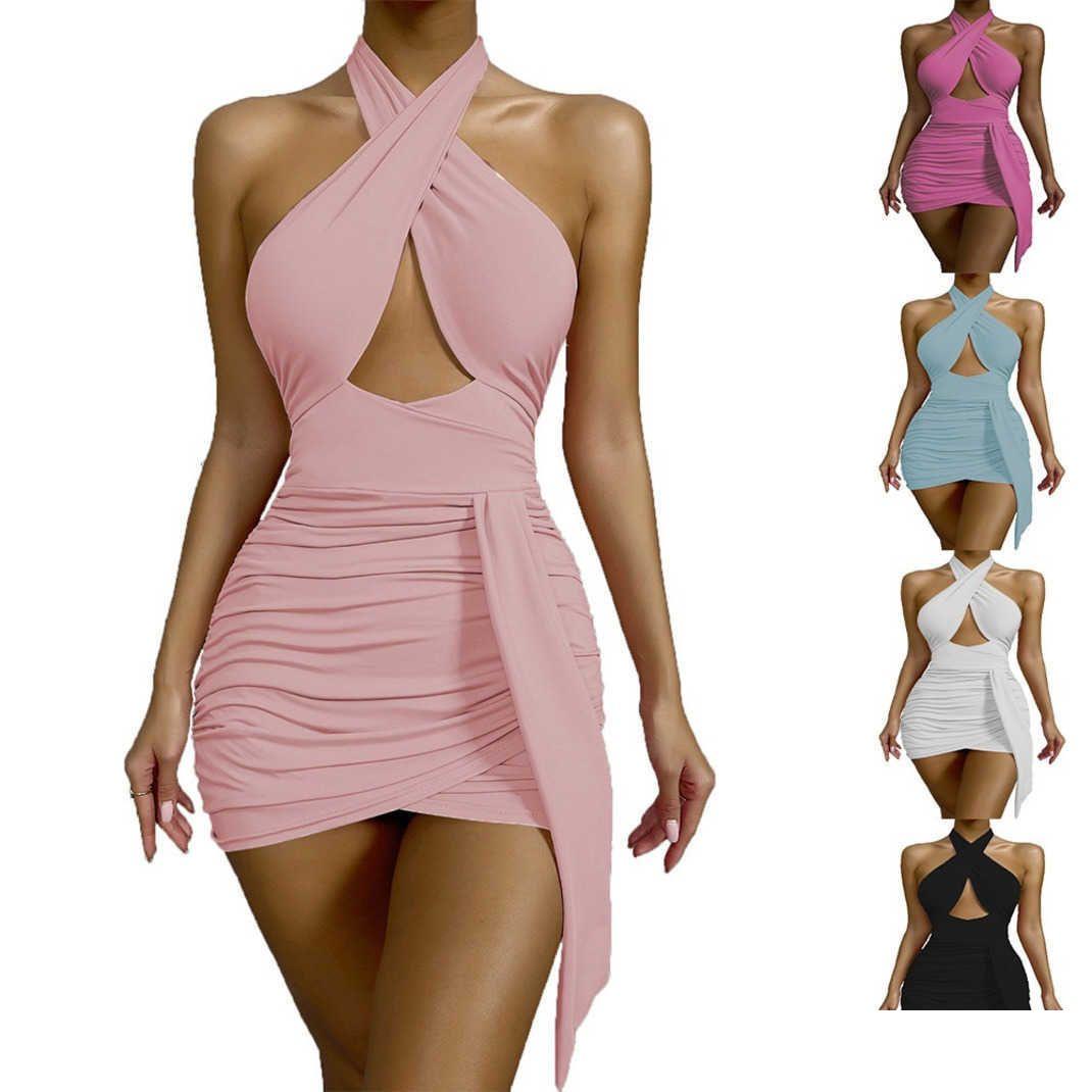 Basic Casual Dresses Womens For 2023 Summer Sexy Style Tight Skirt Hanging Neck Women Dress Fashions Drop Delivery Apparel Clothing Dhbju, White
Basic Casual Dresses Womens For 2023 Summer Sexy Style Tight Skirt Hanging Neck Women Dress Fashions Drop Delivery Apparel Clothing Dhbju, White