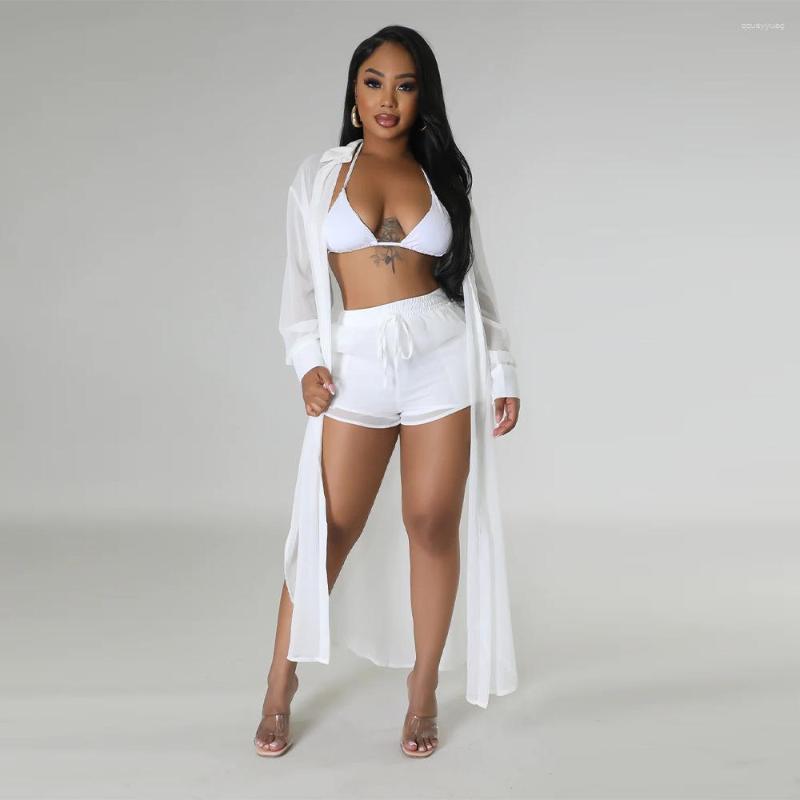 Women' Tracksuits 2023 Fashion Women' Wear Sexy See-through Solid Color Chiffon Long Shirt Shorts Beach Two-Piece Set, Burgundy
Women' Tracksuits 2023 Fashion Women' Wear Sexy See-through Solid Color Chiffon Long Shirt Shorts Beach Two-Piece Set, Burgundy