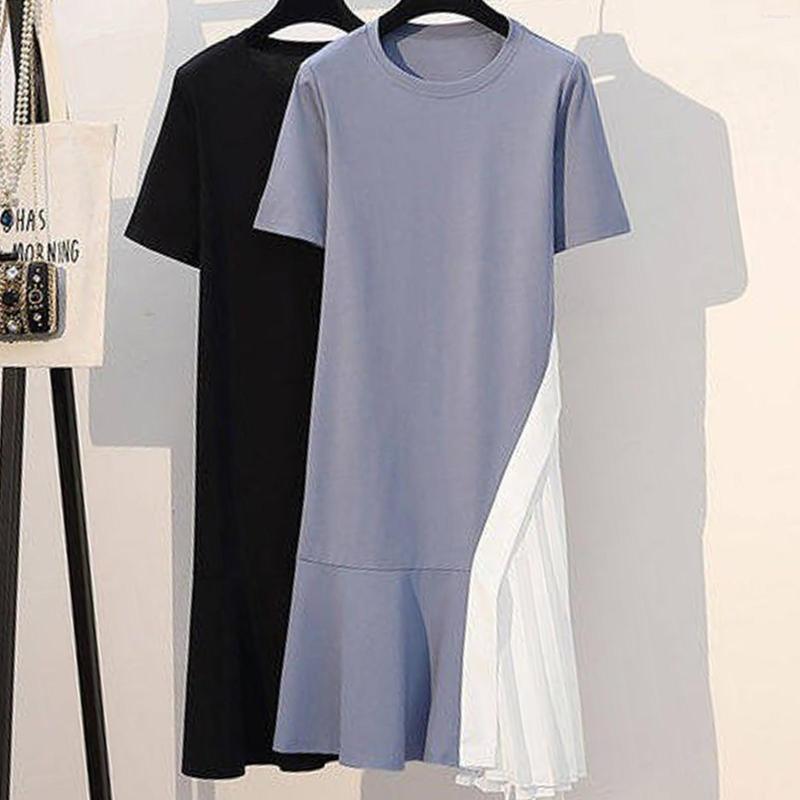 Casual Dresses Korean Version Women Simple Style Short Sleeve Ideal Gifts For Girls Ladies, Blue
Casual Dresses Korean Version Women Simple Style Short Sleeve Ideal Gifts For Girls Ladies, Blue