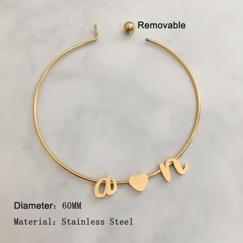 Bangle 26 Alphabet Stainless Steel Letter Bracelets Initial Name Love Heart Bangles Valentine's Day Gifts
Bangle 26 Alphabet Stainless Steel Letter Bracelets Initial Name Love Heart Bangles Valentine's Day Gifts