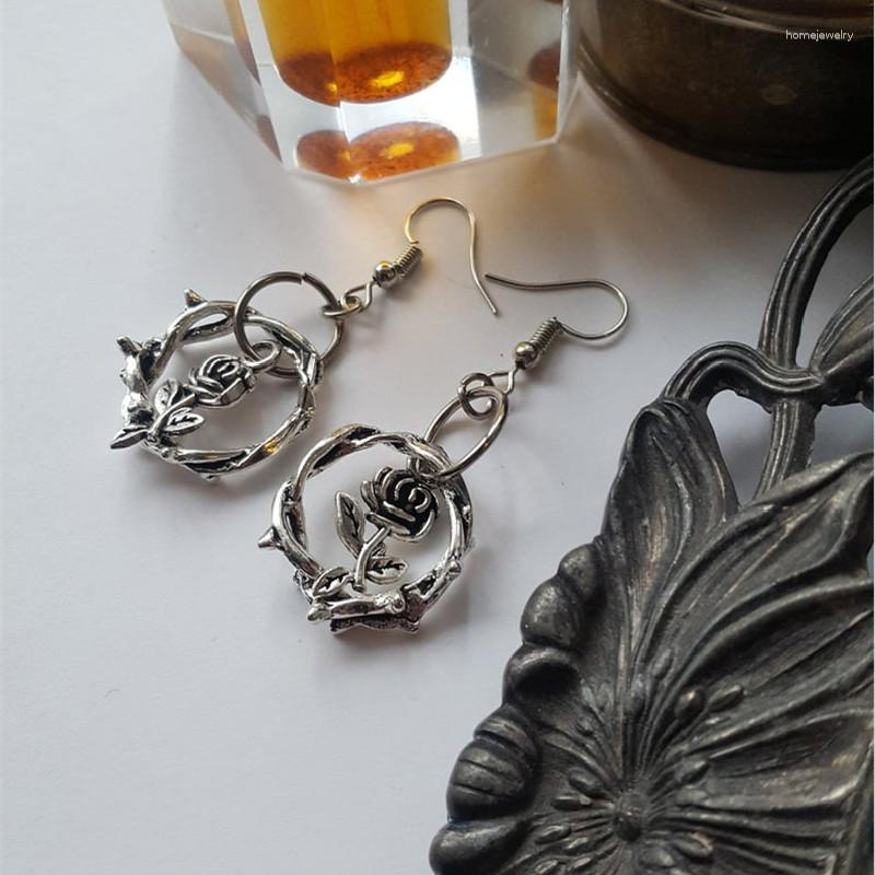 Dangle Earrings Goth Thorns Rose Drop For Women Gril Charm Jewelry Vintage Summer Accessories
Dangle Earrings Goth Thorns Rose Drop For Women Gril Charm Jewelry Vintage Summer Accessories