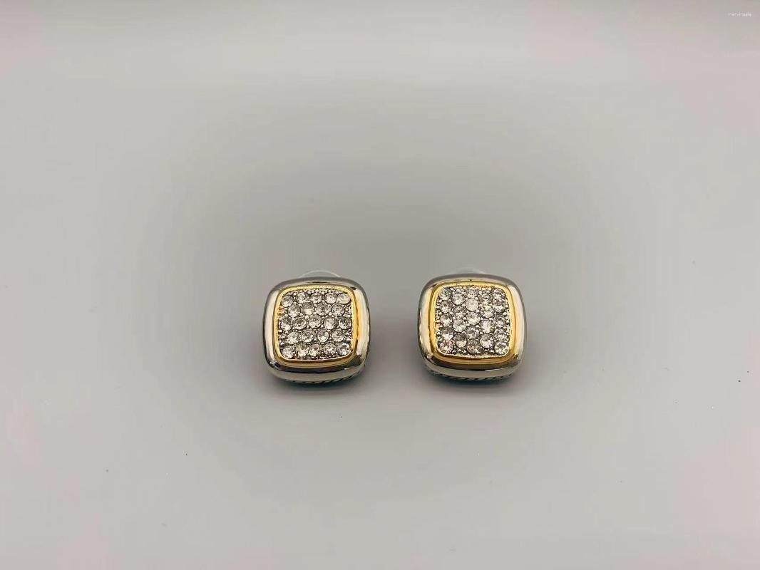 Stud Earrings Le Han Jewelry Cable Squar With 18k Gold Plated And Clear Cubic Zirconia 11mm
Stud Earrings Le Han Jewelry Cable Squar With 18k Gold Plated And Clear Cubic Zirconia 11mm