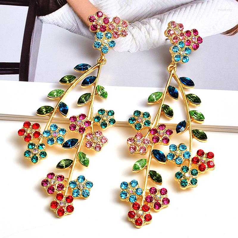 Dangle Earrings 2023 Crystal Flower Drop For Women Fashion Jewelry Long Colorful Zirconia Rhinestones Gifts
Dangle Earrings 2023 Crystal Flower Drop For Women Fashion Jewelry Long Colorful Zirconia Rhinestones Gifts