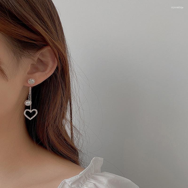 Stud Earrings Korean Fashion Jewelry Simulation Pearl Long Love Rhinestone Ear Line Temperament Tassel Personality Female
Stud Earrings Korean Fashion Jewelry Simulation Pearl Long Love Rhinestone Ear Line Temperament Tassel Personality Female