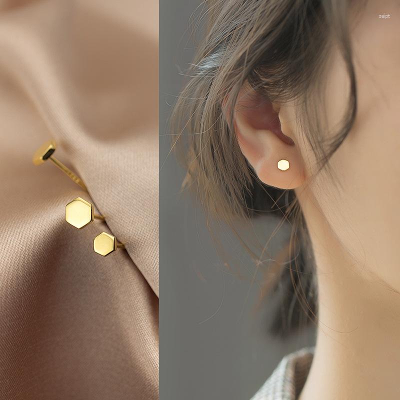 Stud Earrings Geometry Small Smooth Hexagon S925 Sterling Silver For Women Student 925 Ear Pin Jewelry Bijoux
Stud Earrings Geometry Small Smooth Hexagon S925 Sterling Silver For Women Student 925 Ear Pin Jewelry Bijoux
