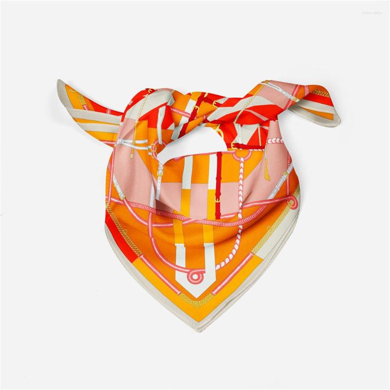Scarves 53cm Luxury Women Design Brand Silk Belt Printed Bandana Headband Square Hair Scarf Hijabs Neckerchief For Ladies Accessories
Scarves 53cm Luxury Women Design Brand Silk Belt Printed Bandana Headband Square Hair Scarf Hijabs Neckerchief For Ladies Accessories