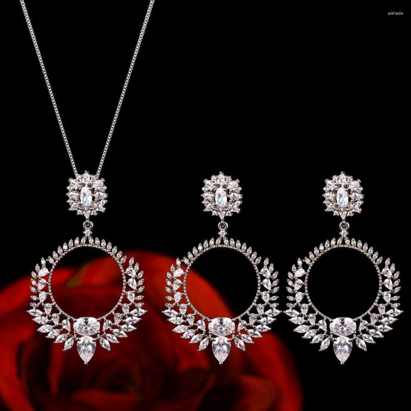 Necklace Earrings Set Janekelly African 2pcs Bridal Zirconia For Women & More Dubai Nigeria CZ Crystal Wedding, Picture shown
Necklace Earrings Set Janekelly African 2pcs Bridal Zirconia For Women & More Dubai Nigeria CZ Crystal Wedding, Picture shown