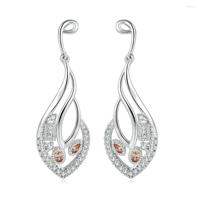 Dangle Earrings Double Fair White Gold Color Delicate And Sweet Leaf-shaped Eomen's Zirconia 2023 Statement Earring Jewelry DFE044
Dangle Earrings Double Fair White Gold Color Delicate And Sweet Leaf-shaped Eomen's Zirconia 2023 Statement Earring Jewelry DFE044