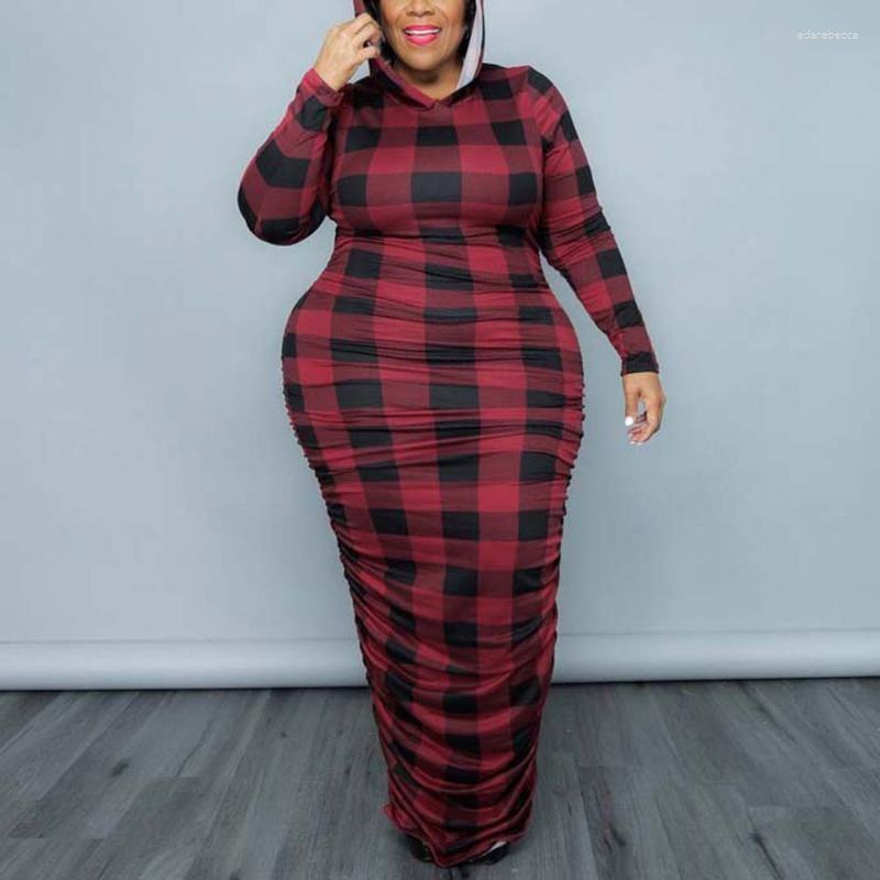 Plus Size Dresses Plaid Hooded For Women 4XL 5XL Autumn Fall Full Sleeve Bodycon High Waisted Fashion Oversized Clothes BigPlus, Color 4
Plus Size Dresses Plaid Hooded For Women 4XL 5XL Autumn Fall Full Sleeve Bodycon High Waisted Fashion Oversized Clothes BigPlus, Color 4