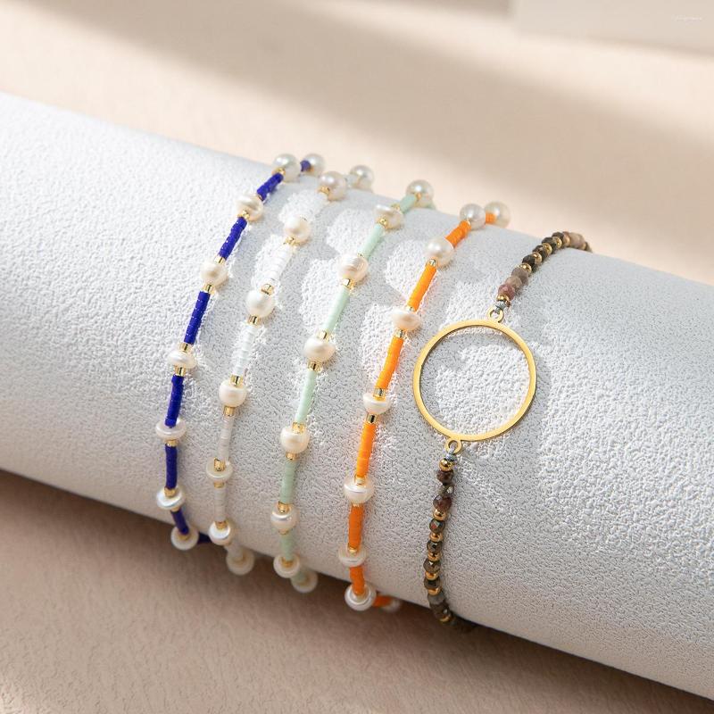 Charm Bracelets ZHONGVI Miyuki Bracelet Fashion Brief Jewelry Tiny Pearl For Women Girl Handmade Gift Lace-Up Rope Adjustable Bangle
Charm Bracelets ZHONGVI Miyuki Bracelet Fashion Brief Jewelry Tiny Pearl For Women Girl Handmade Gift Lace-Up Rope Adjustable Bangle