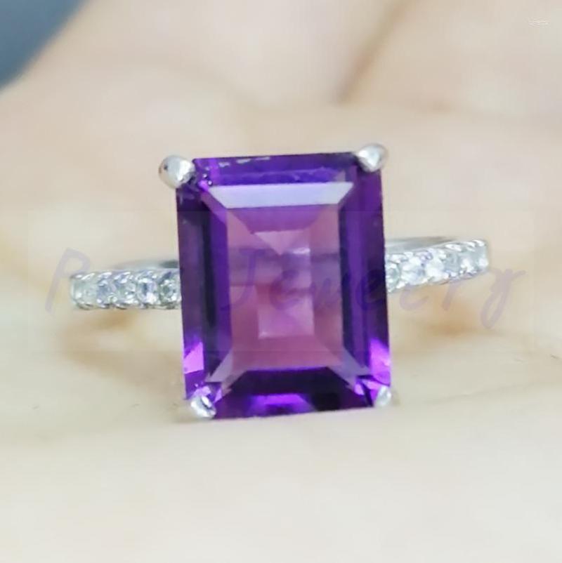 Cluster Rings Per Jewelry Natural Real Amethyst Rectangle Ring 925 Sterling Silver 2.9ct Gemstone Fine X1941701
Cluster Rings Per Jewelry Natural Real Amethyst Rectangle Ring 925 Sterling Silver 2.9ct Gemstone Fine X1941701