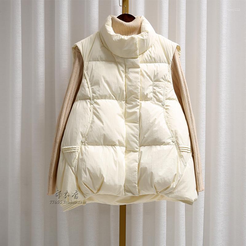 Women' Vests Lagabogy 2023 Winter Women White Down Duck Vest Lightweight Sleeveless Warm Outerwear Short Waistcoat Gilet Female Puffer, Beige
Women' Vests Lagabogy 2023 Winter Women White Down Duck Vest Lightweight Sleeveless Warm Outerwear Short Waistcoat Gilet Female Puffer, Beige