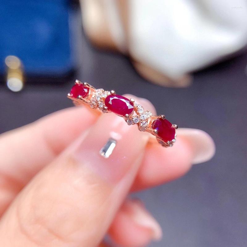Cluster Rings Sale Ruby Ring For Women Jewelry Natural Gem Real 925 Silver Rose Gold Plated Birthday Party Engagement Gift Birthstone
Cluster Rings Sale Ruby Ring For Women Jewelry Natural Gem Real 925 Silver Rose Gold Plated Birthday Party Engagement Gift Birthstone