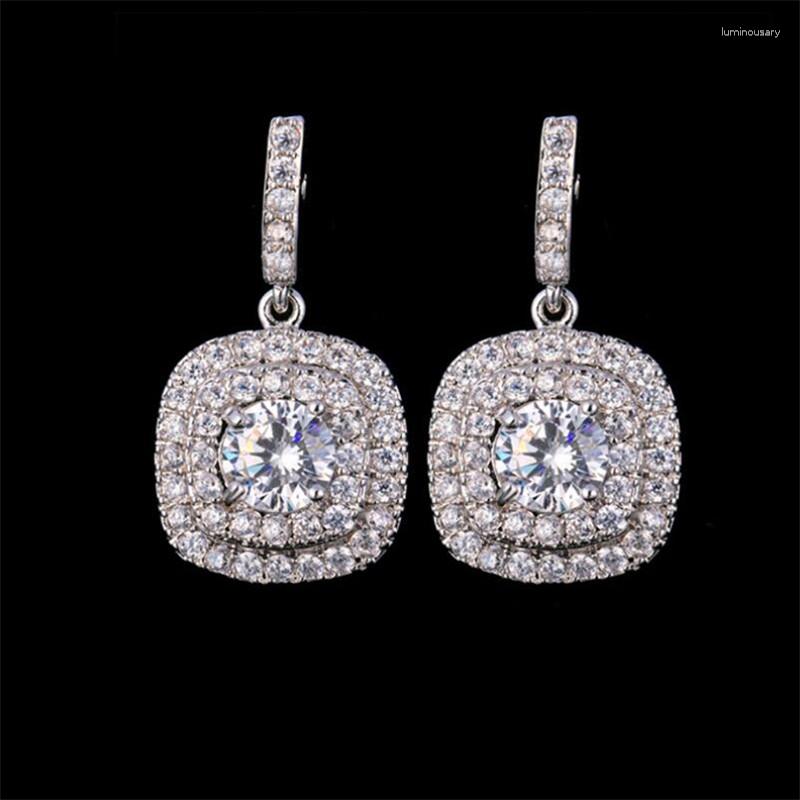 Dangle Earrings Choucong Brand Unique Luxury Jewelry 925 Silver 4 Color 5A Cubic Zircon Pave White CZ Diamond Promise Women Earring
Dangle Earrings Choucong Brand Unique Luxury Jewelry 925 Silver 4 Color 5A Cubic Zircon Pave White CZ Diamond Promise Women Earring