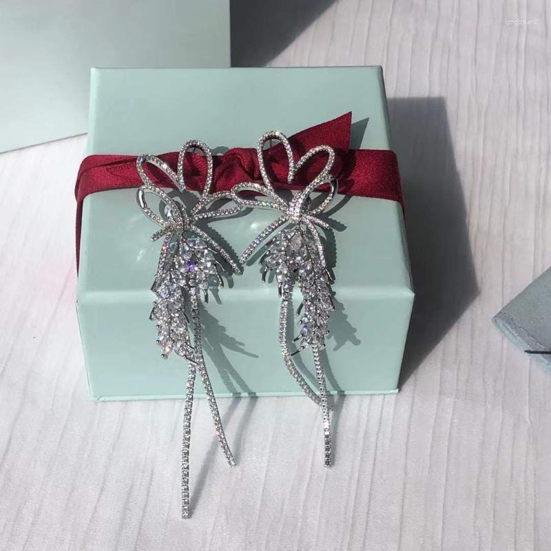 Stud Earrings Fashion Brand 925 Sterling Silver Diamond-encrusted Love Wheat Ear Tassel For Women Light Luxury Long Studs
Stud Earrings Fashion Brand 925 Sterling Silver Diamond-encrusted Love Wheat Ear Tassel For Women Light Luxury Long Studs