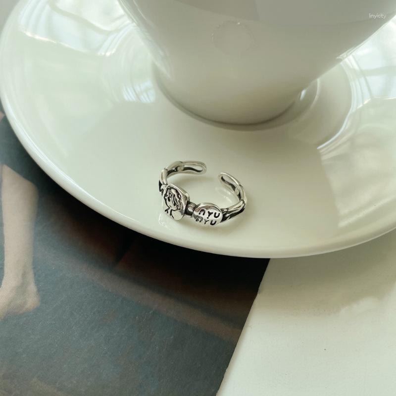 Cluster Rings 925 Silver Portrait Personality Nyu Letter Design Sense Ring Non-fading Small Opening Female Ins Style Wholesale
Cluster Rings 925 Silver Portrait Personality Nyu Letter Design Sense Ring Non-fading Small Opening Female Ins Style Wholesale