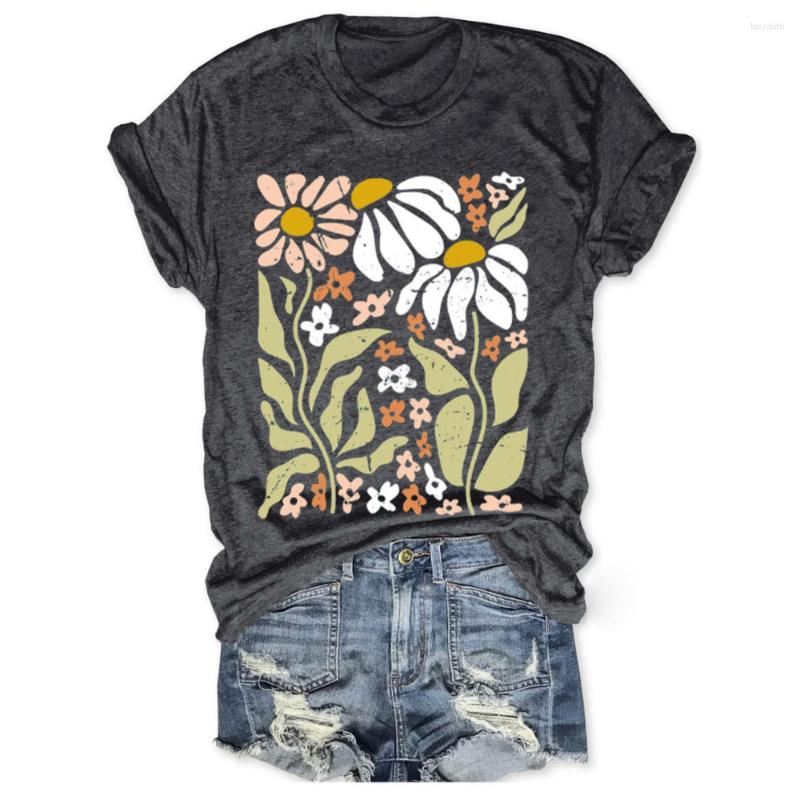 Women's T Shirts Rheaclots Women's Boho Wildflowers Floral Nature Printed Tees Tops, Blue
Women's T Shirts Rheaclots Women's Boho Wildflowers Floral Nature Printed Tees Tops, Blue