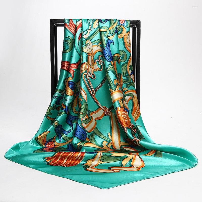 Scarves Fashion Hair Bands Printed Square Silk Neckerchief Headband On The Head Wraps Shawls 90cm Hijab Scarf Women
Scarves Fashion Hair Bands Printed Square Silk Neckerchief Headband On The Head Wraps Shawls 90cm Hijab Scarf Women