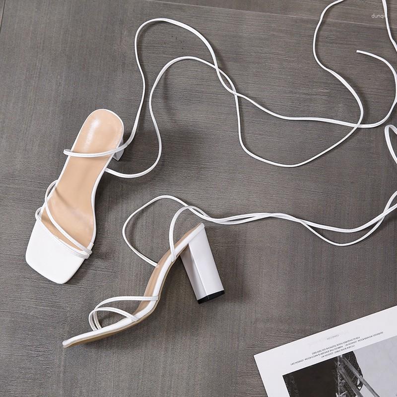 Sandals 2023 Summer White Women's Ankle Lace-up Leather Cross High Heels Sexy Party Shoes Size 35-43
Sandals 2023 Summer White Women's Ankle Lace-up Leather Cross High Heels Sexy Party Shoes Size 35-43