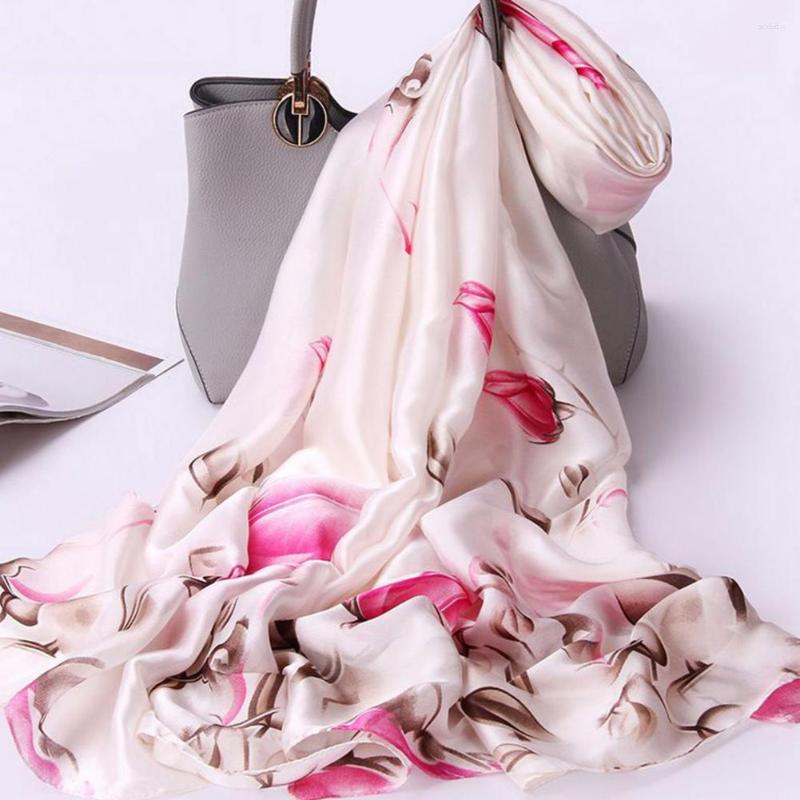 Scarves Elegant Women Neckerchief Thin Faux Silk Scarf Smooth Satin Birds Print Shawl
Scarves Elegant Women Neckerchief Thin Faux Silk Scarf Smooth Satin Birds Print Shawl