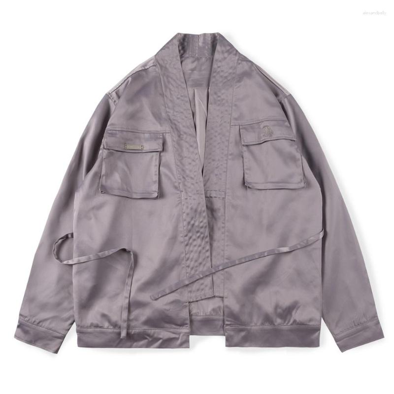 Men's Jackets Homme Femme JACKET Men Women 1:1 Top Quality Windbreaker Drawstring Reflective Tailoring KimonoSatin Clothing
Men's Jackets Homme Femme JACKET Men Women 1:1 Top Quality Windbreaker Drawstring Reflective Tailoring KimonoSatin Clothing