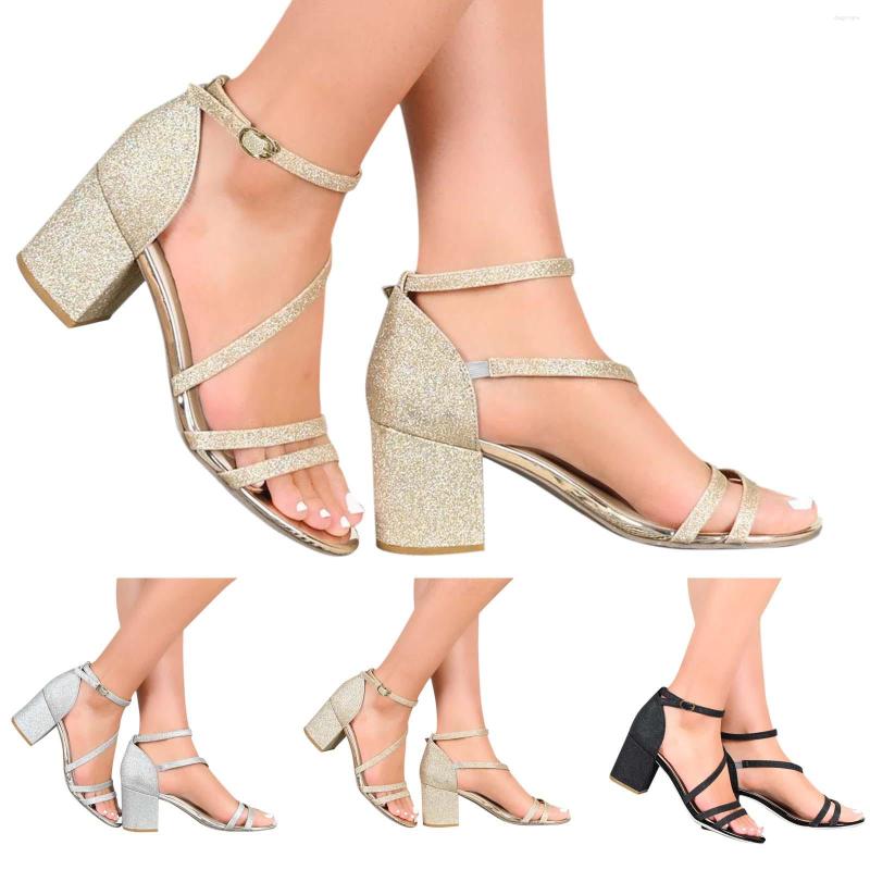 Sandals Women Fashion Solid Color Strap Combination Fish Mouth Thick High Heel Buckle Elegant All-match, Gd
Sandals Women Fashion Solid Color Strap Combination Fish Mouth Thick High Heel Buckle Elegant All-match, Gd