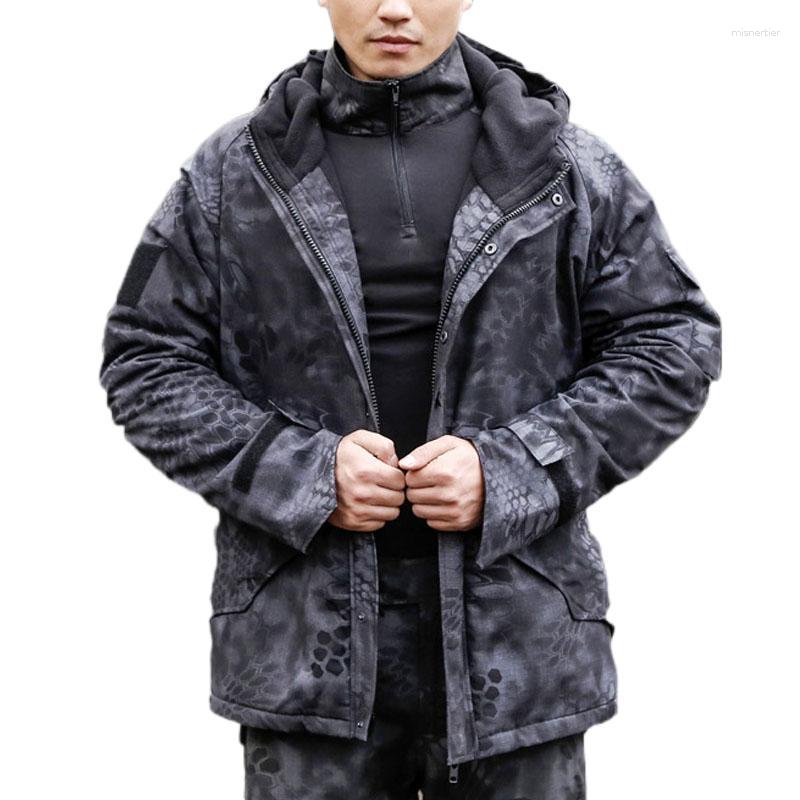 Men' Jackets Men' Field Hooded Waterproof Military Jacket Tactical Camouflage Thickened Warm Windproof, Python black
Men' Jackets Men' Field Hooded Waterproof Military Jacket Tactical Camouflage Thickened Warm Windproof, Python black