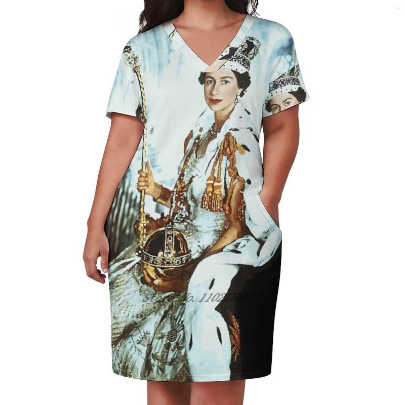 Casual Dresses Anniversaryy Loose Pocket Dress Summer Sexy V Neck Print Short Sleeve British Royal Family, Nz003
Casual Dresses Anniversaryy Loose Pocket Dress Summer Sexy V Neck Print Short Sleeve British Royal Family, Nz003