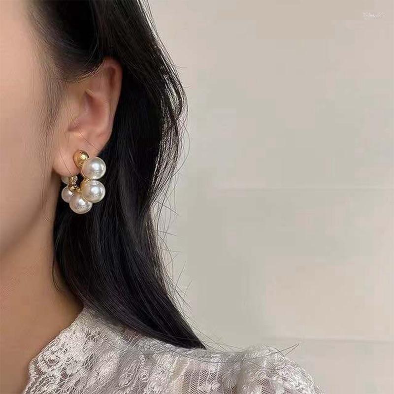 Dangle Earrings Elegant Metal Imitaion Pearl For Women C-Shaped Crystal Geometric Drop Earring Luxury Wedding Party Jewelry
Dangle Earrings Elegant Metal Imitaion Pearl For Women C-Shaped Crystal Geometric Drop Earring Luxury Wedding Party Jewelry
