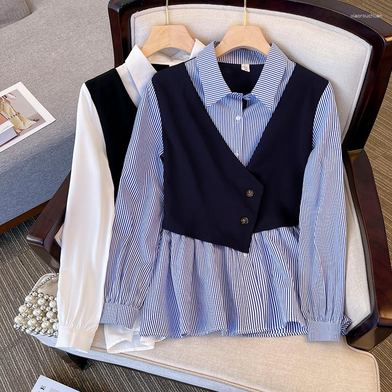 Women's Blouses Elegant Women Blouse Stylish Spring Autumn 2023 Long Sleeve Shirt Formal Office Lady Work, Blue
Women's Blouses Elegant Women Blouse Stylish Spring Autumn 2023 Long Sleeve Shirt Formal Office Lady Work, Blue