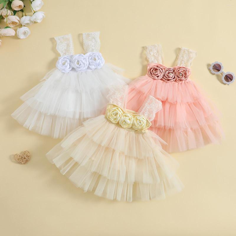 Girl Dresses Baby Girls Princess Dress Flower Sleeveless Strap Lace Mesh Tulle Layered, Beige
Girl Dresses Baby Girls Princess Dress Flower Sleeveless Strap Lace Mesh Tulle Layered, Beige