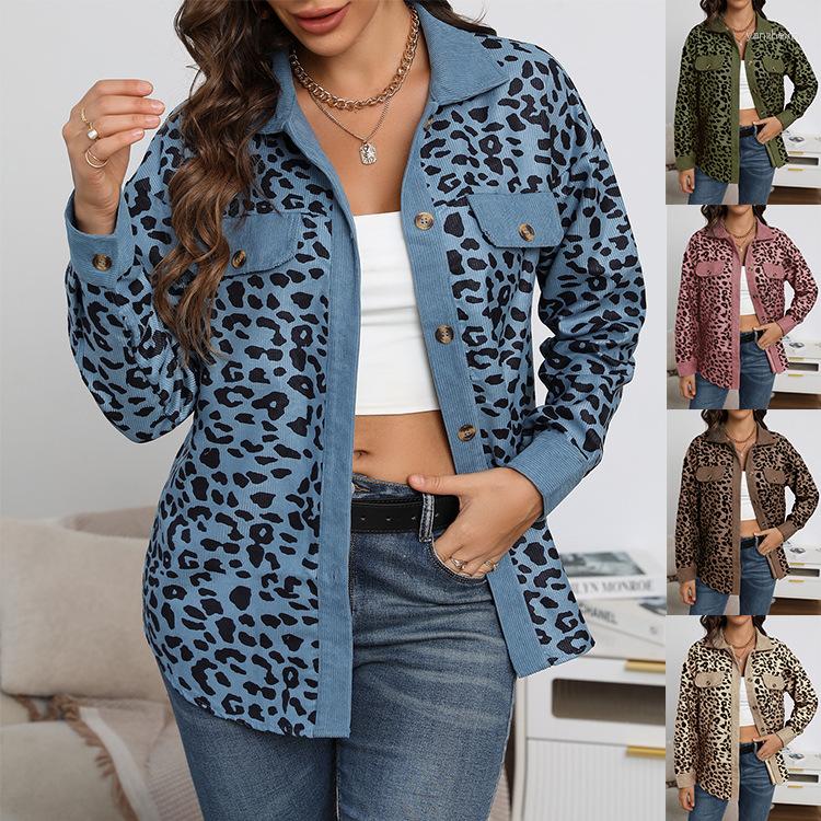 Women's Jackets Autumn And Winter Fashion Leopard Print Button Long Sleeve Coat For Women Female Casual Slim Lady
Women's Jackets Autumn And Winter Fashion Leopard Print Button Long Sleeve Coat For Women Female Casual Slim Lady
