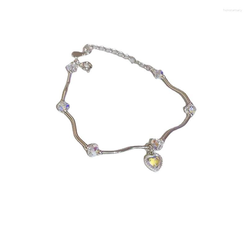 Charm Bracelets HGAYSZ Fashion Love Heart Moonlight Stone Splicing Women Ins Ethos All-Match Design Sense Bracelet Party Jewelry
Charm Bracelets HGAYSZ Fashion Love Heart Moonlight Stone Splicing Women Ins Ethos All-Match Design Sense Bracelet Party Jewelry