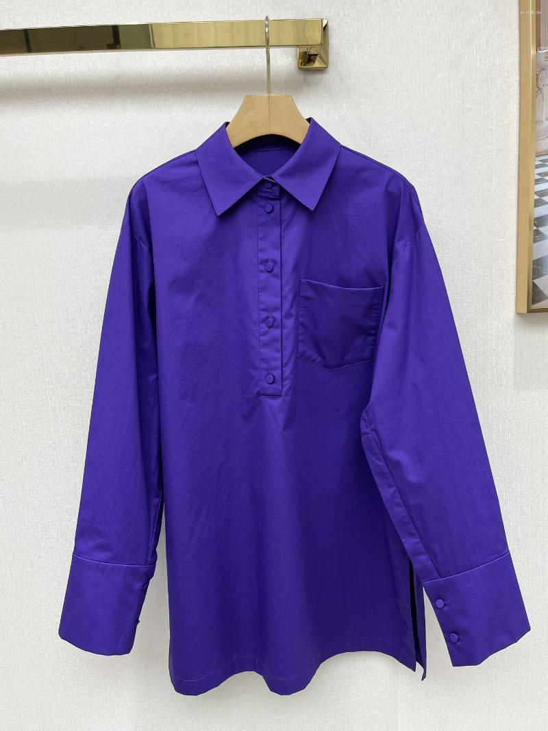Women' Blouses Purple Shirt Custom High Count Cotton Fabric Wide Version Of The Is Very Handsome Single Wear Overlapping With
Women' Blouses Purple Shirt Custom High Count Cotton Fabric Wide Version Of The Is Very Handsome Single Wear Overlapping With