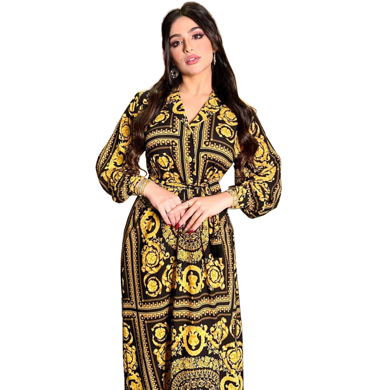 Elegant Long Dresses Vintage Floral Printed Women Skirts Party A-Line Dress Ladies Pleated Frock Causal Club Clothing big Size S
Elegant Long Dresses Vintage Floral Printed Women Skirts Party A-Line Dress Ladies Pleated Frock Causal Club Clothing big Size S