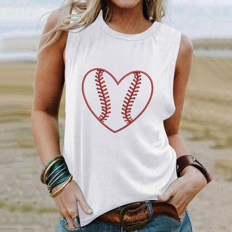 Women's Tanks Love Heart Baseball Tank Top For Womens Summer Fun Graphic Sleeveless O-Neck 2023 Casual Comfty Workout Vest Tops, Wine
Women's Tanks Love Heart Baseball Tank Top For Womens Summer Fun Graphic Sleeveless O-Neck 2023 Casual Comfty Workout Vest Tops, Wine