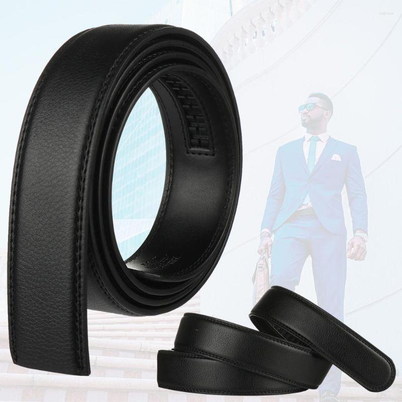 Belts Men Luxury Durable Black No Buckle Belt Leather Waist Strap Waistband Automatic, Picture shown
Belts Men Luxury Durable Black No Buckle Belt Leather Waist Strap Waistband Automatic, Picture shown