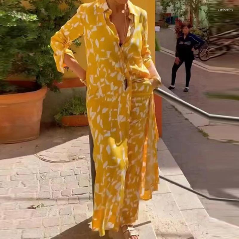 Women' Two Piece Pants Elegant Lapel Collar Button Tops Long Outfits Female Print Casual Suit Fashion Sleeve Commute Loose, 01
Women' Two Piece Pants Elegant Lapel Collar Button Tops Long Outfits Female Print Casual Suit Fashion Sleeve Commute Loose, 01