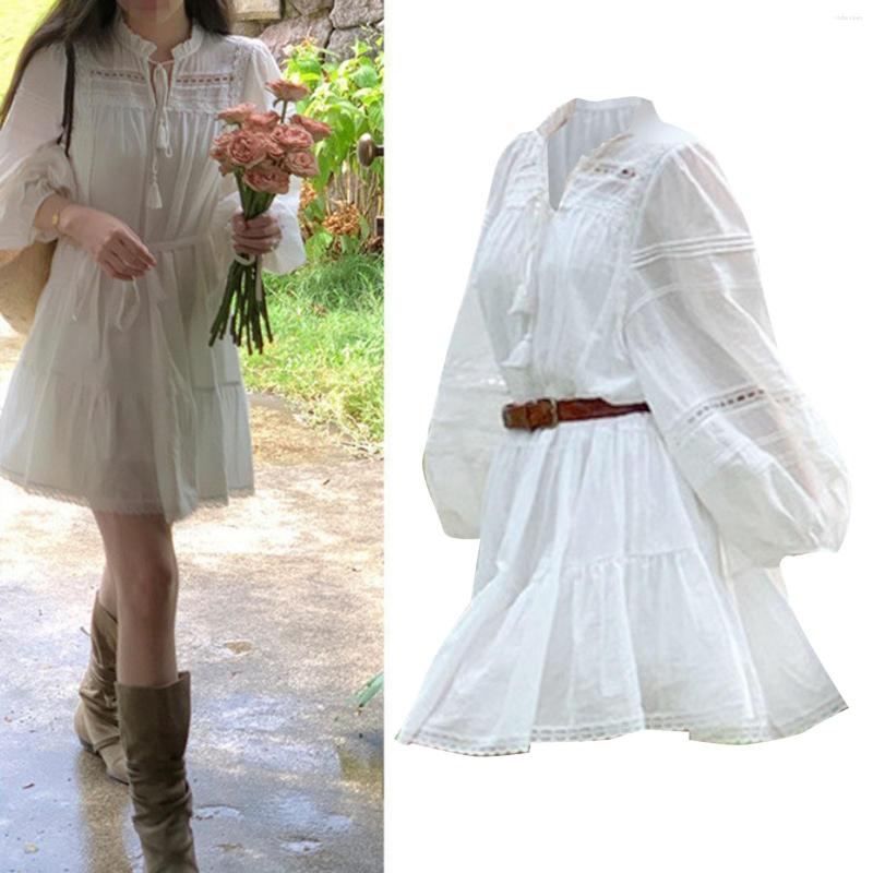 Ethnic Clothing Lace Hollow Waist Doll Princess Dress Long Sleeved White Female Design Sense X Public Holiday Fairy
Ethnic Clothing Lace Hollow Waist Doll Princess Dress Long Sleeved White Female Design Sense X Public Holiday Fairy