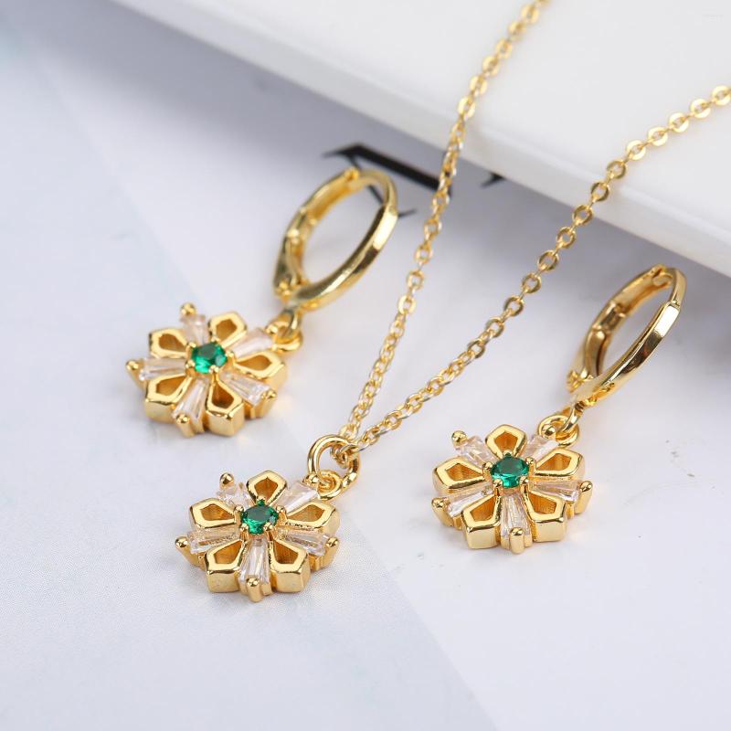 Necklace Earrings Set Hollow Out Zircon Simple Flower Geometry Pendant Jewelry Women's 2023 Selling Plants, Picture shown
Necklace Earrings Set Hollow Out Zircon Simple Flower Geometry Pendant Jewelry Women's 2023 Selling Plants, Picture shown