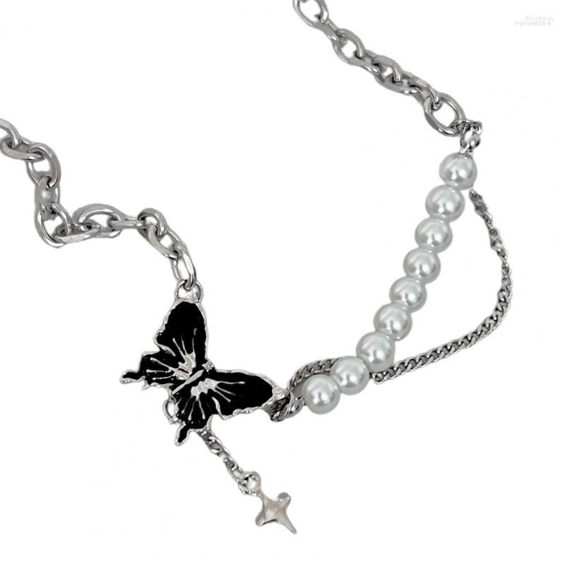 Pendant Necklaces Trendy Necklace Cool Alloy Gothic Butterflies Women Fashion Jewelry For Dating