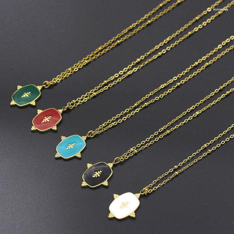 Pendant Necklaces 2023 Vintage Enamel Craft Classic Necklace For Women Stainless Steel Die Cast Gold Plated Chain Choker Trend Jewelry
Pendant Necklaces 2023 Vintage Enamel Craft Classic Necklace For Women Stainless Steel Die Cast Gold Plated Chain Choker Trend Jewelry
