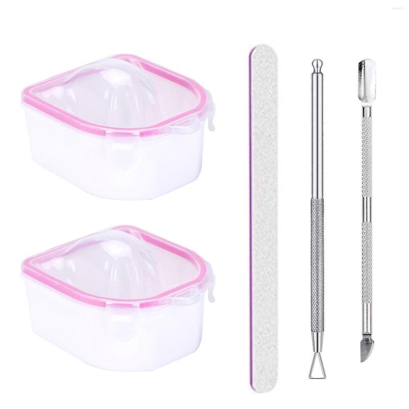 Nail Art Kits 5pcs/set Home Salon Women Girls Portable Soaking Bowl With File Cuticle Peeler Pusher For Gel Acrylic Double Layer Manicure
Nail Art Kits 5pcs/set Home Salon Women Girls Portable Soaking Bowl With File Cuticle Peeler Pusher For Gel Acrylic Double Layer Manicure