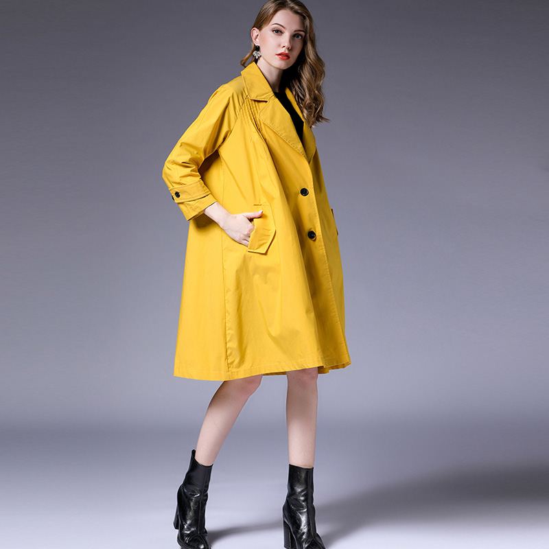 Plus Size Women Loose Major Suit Trench Coat Temperament Fashion Elegant Coat Oversize Long Sleeve High Waist Solid Autumn, Yellow
Plus Size Women Loose Major Suit Trench Coat Temperament Fashion Elegant Coat Oversize Long Sleeve High Waist Solid Autumn, Yellow