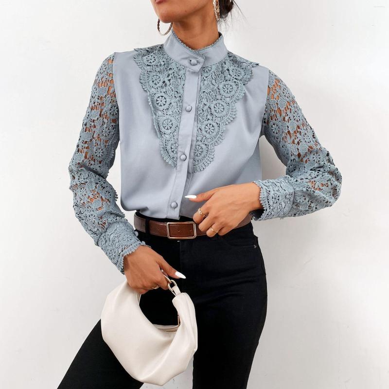 Women' Knits Ladies White Collared Lace Patchwork Hollow Out Elegant Office Button Up For Womens Tops Blouses Fashion Blouse Long Top, White o-neck
Women' Knits Ladies White Collared Lace Patchwork Hollow Out Elegant Office Button Up For Womens Tops Blouses Fashion Blouse Long Top, White o-neck