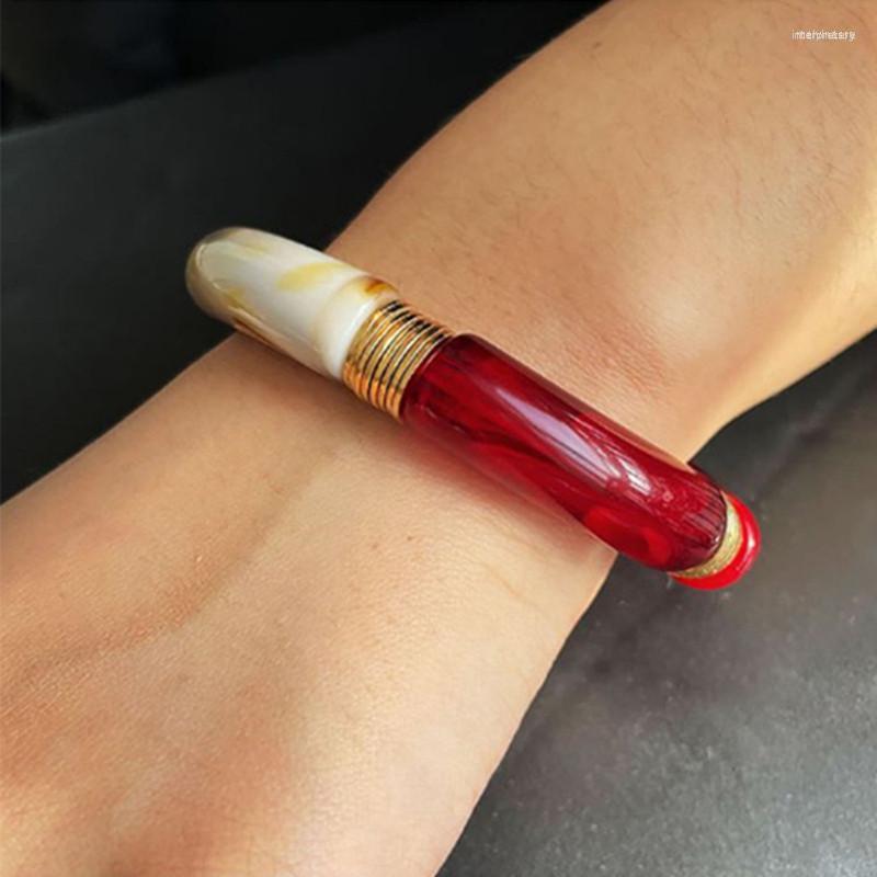 Bangle Bracelet For Women Fashion Acrylic Vintage Marble Stretch Arc Bamboo Multicolor Texture Jewelry Bracelets
Bangle Bracelet For Women Fashion Acrylic Vintage Marble Stretch Arc Bamboo Multicolor Texture Jewelry Bracelets