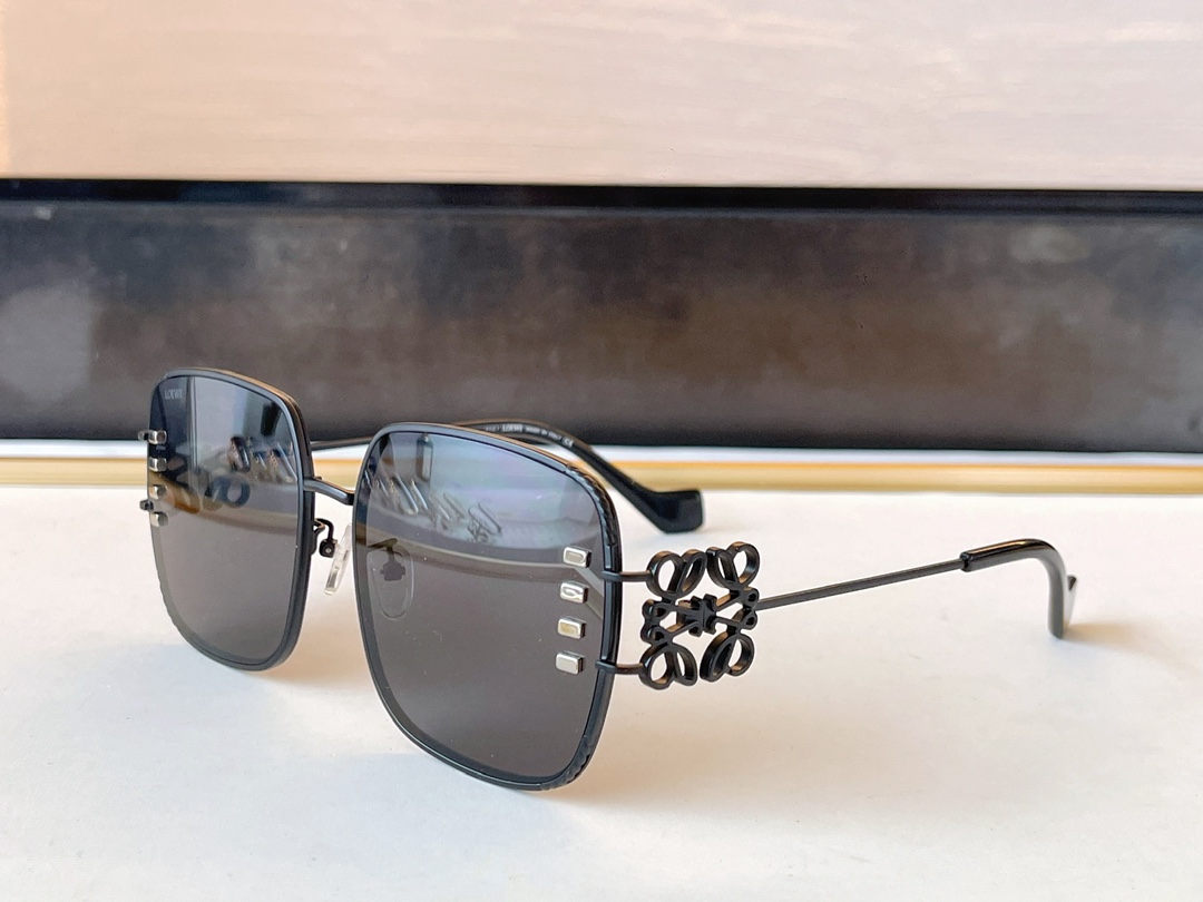 Fashion LOEWE sunglasses for men and women's square glasses, designer sun protection sunglasses