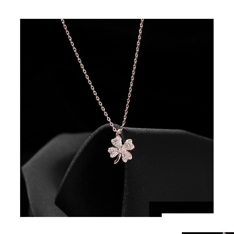 Pendant Necklaces Lucky Fourleaf Clover Necklace Female Clavicle Chain Niche Design Simple Temperament Ins Drop Del Dhkzb
Pendant Necklaces Lucky Fourleaf Clover Necklace Female Clavicle Chain Niche Design Simple Temperament Ins Drop Del Dhkzb