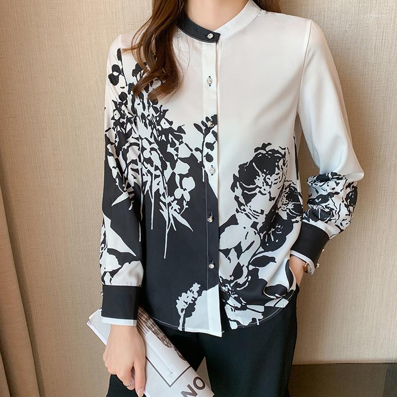 Women' Blouses Elegant Flower Printing Ladies Shirts France Style Women Spring Summer Long Sleeve Tops Female Mujer Blusas, Multi
Women' Blouses Elegant Flower Printing Ladies Shirts France Style Women Spring Summer Long Sleeve Tops Female Mujer Blusas, Multi