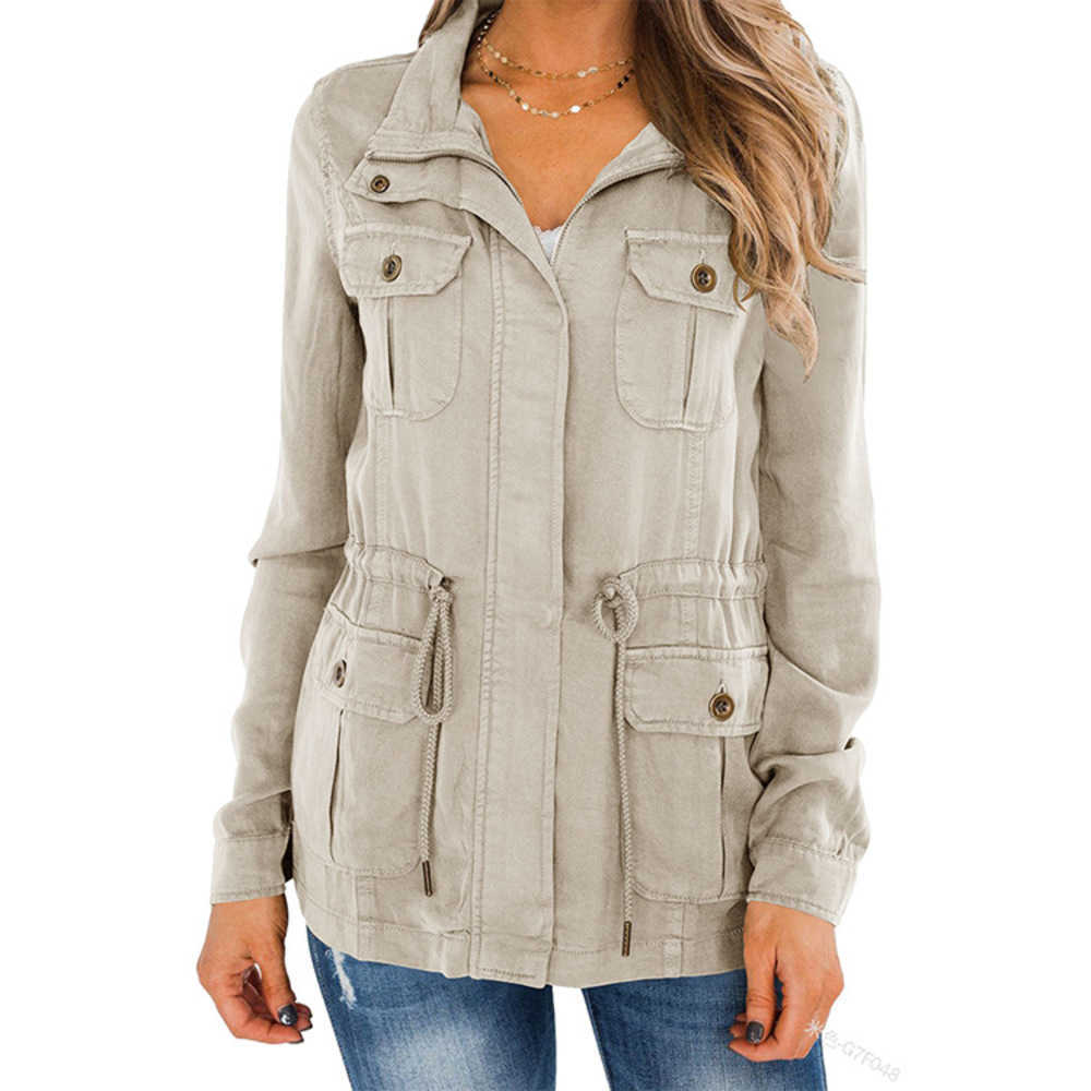 2023 Fashion Polo Solid Color Cardigan Top Pocket Button Decoration Long Sleeve Women' Casual Coat leather jackets for women, Beige
2023 Fashion Polo Solid Color Cardigan Top Pocket Button Decoration Long Sleeve Women' Casual Coat leather jackets for women, Beige